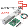 HX711 Modulo Conversor + Celda Carga 20 kg Load Cell Conversor A/D 24bits
