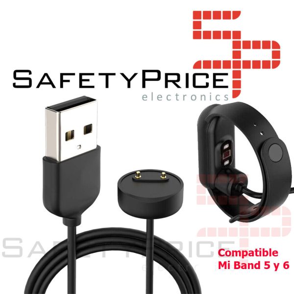 Cable de carga usb compatible Mi Band 5 y 6