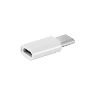 ADAPTADOR UNIVERSAL CABLE MICRO USB A TIPO C OTG BLANCO