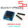 Modulo Shield OLED 0.66” 64x48 para WeMos D1 mini WiFi ESP8266 i2c