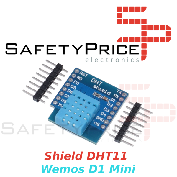 Modulo Shield DHT11 temperatura y humedad para WeMos D1 mini