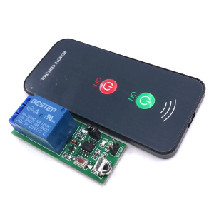 BESTEP Modulo de rele 1 canal 5V con control remoto infrarrojo