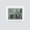 Termometro Digital LCD 4 en 1 temperatura humedad calendario confort Blanco