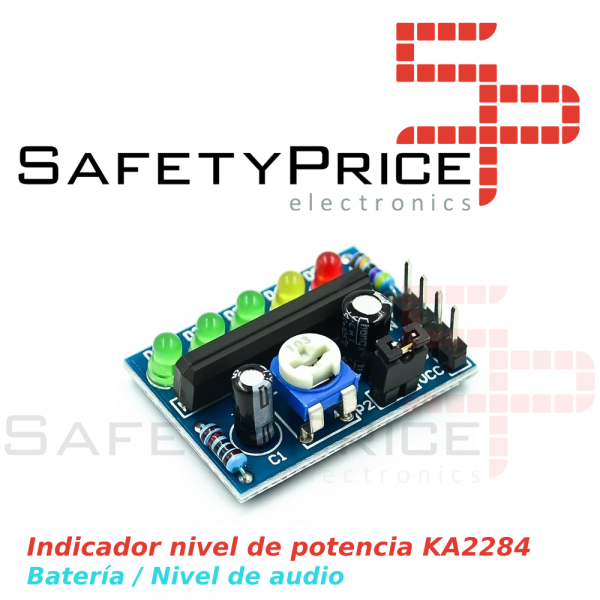 Modulo indicador de nivel KA2284 Indicador de bateria Indicador nivel de audio