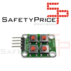 Modulo teclado de expansion externa MCU matriz microinterruptor 2x2 8 bits