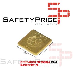DISIPADOR COBRE PLANO PARA RASPBERRY PI