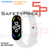 Correa Repuesto Pulsera Goma Brazalete Compatible Mi Band 7 6 5 Amazfit 5 Blanco