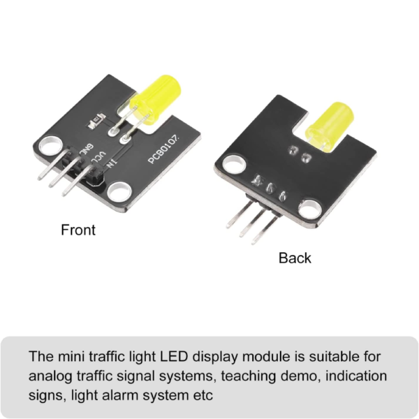 Modulo emisor de luz LED para Arduino microcontrolador de 5 mm Amarillo