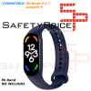 Correa Repuesto Pulsera Goma Brazalete Compatible Mi Band 7 6 5 Amazfit 5 Azul