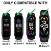 Correa Repuesto Pulsera Goma Brazalete Compatible Mi Band 7 6 5 Amazfit 5 Azul