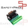 Adaptador conector DB9 Macho socket con terminales tornillos serie RS-232 PCB