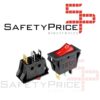 Interruptor basculante SPDT 3 pines y 2 posiciones On-off con LED KCD3 Rojo