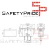Interruptor basculante SPDT 3 pines y 2 posiciones On-off con LED KCD3 Rojo