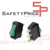 Interruptor basculante SPDT 3 pines y 2 posiciones On-off con LED KCD3 Verde
