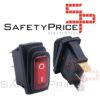 Interruptor basculante SPST impermeable 3 pines 2 posiciones Led ROJO KCD3-101NW