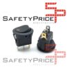 Interruptor ON OFF con luz LED Redondo rectangular 20mm SPST 220V 6A NARANJA