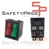 INTERRUPTOR BASCULANTE DOBLE SPDT 6 PINES Y 2 POSICIONES ON-OFF CON LED KCD8