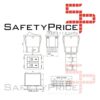 INTERRUPTOR BASCULANTE DOBLE SPDT 6 PINES Y 2 POSICIONES ON-OFF CON LED KCD8