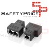 Adaptador de cable Ethernet RJ45 divisor de cable 1 en 2 Dual CAT 5/CAT 6 LAN