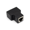 Adaptador de cable Ethernet RJ45 divisor de cable 1 en 2 Dual CAT 5/CAT 6 LAN