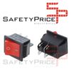 INTERRUPTOR 4 PIN ON OFF CON LUZ ROJO 220V RECTANGULAR KCD4 SPST 16A 220V