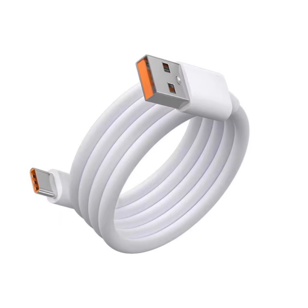 Cable de Carga/Datos USB-C Carga Rapida Compatible Turbo Charge Blanco 7A 1m