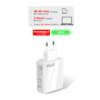 Cargador GaN carga rapida 65 W Puerto dual PD / Carga rápida 3.0 QC3.0