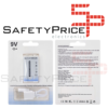 1x Pila Batería de litio recargable por USB Tipo C 9v 6F22 1000 mAh
