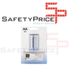 2x Pila Batería de litio recargable por USB Tipo C 1.5v AA 2200mAh