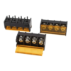 4x Bloque de Tornillo de barrera PCB Conector con cubierta HB-9500 4 pin HB-4