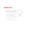 4x Bloque de Tornillo de barrera PCB Conector con cubierta HB-9500 4 pin HB-4