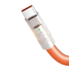 Cable de silicona liquida de carga super rapida de 120 W 6A Tipo C