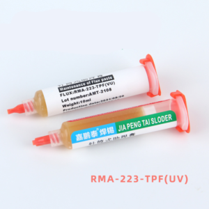 Tubo Flux 10cc RMA-223 TPF(UV) Pasta de soldadura de aire caliente, BGA, Smd