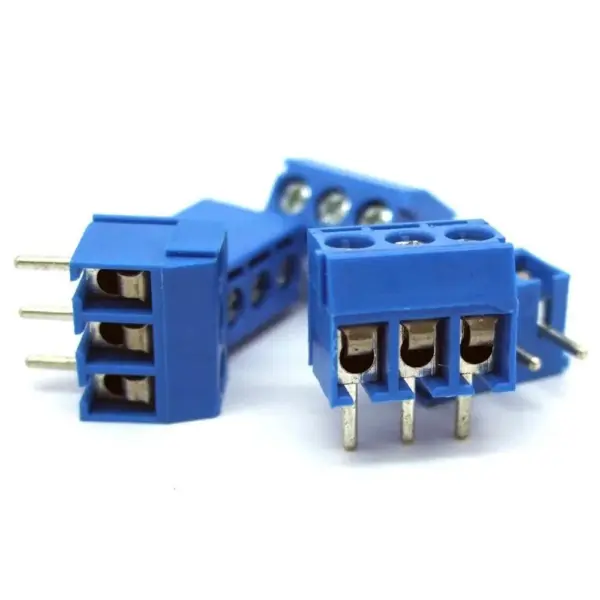 5x Bloque Terminal Clema Conexion 3 Pines Pcb - Screw Terminal Block 3 Pins