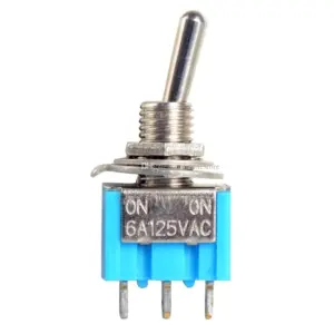 4x Mts-102 Spdt 3 Pines Interruptor Ac 6a 125vac/3a 250vac On/on