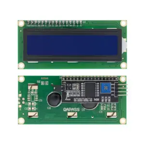 Display Lcd 1602 Retroiluminado Azul Con Módulo Iic/i2c Compatible Arduino