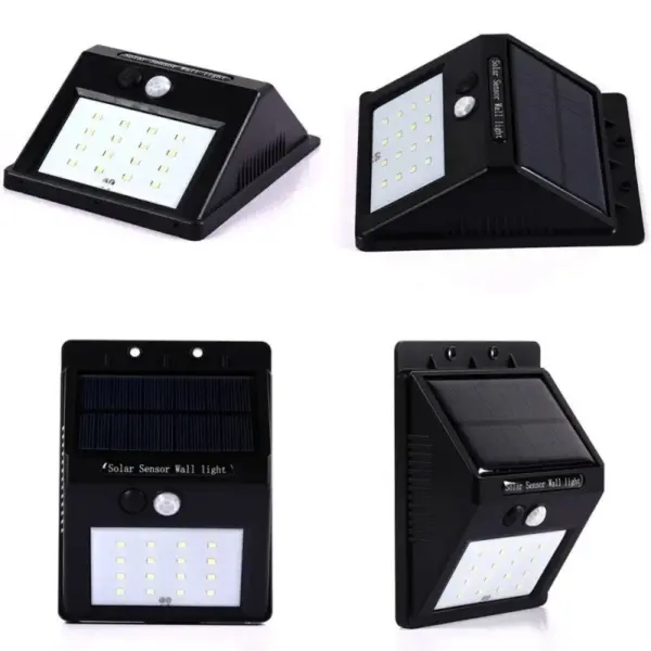 Foco Lampara 8 Led Solar Exterior