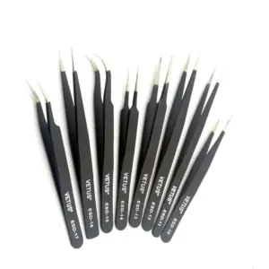 6x Pinzas Antiestatica Vetus Esd-10 11 12 13 14 15