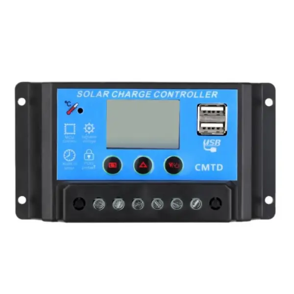 Regulador Solar 20a 12v/24v Con Display Lcd Y 2 Usb
