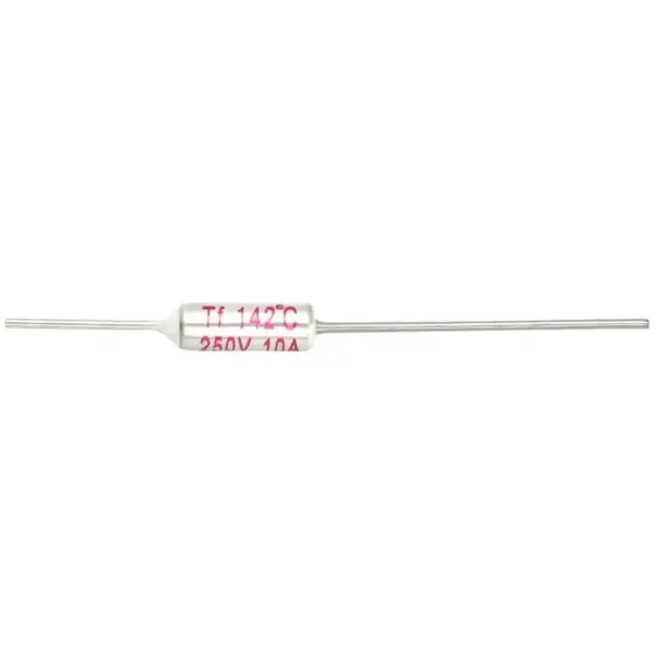 x3 THERMAL FUSE FUSIBLE TERMICO TF 142C 250V 10A 142ºC - Imagen 3