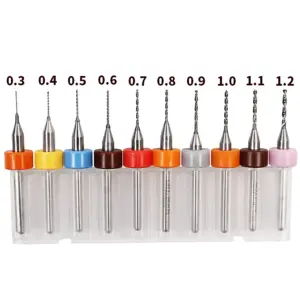 Kit 10 Micro Brocas 0.3 - 1.2 Mm Boquilla Nozzle Reprap 3d