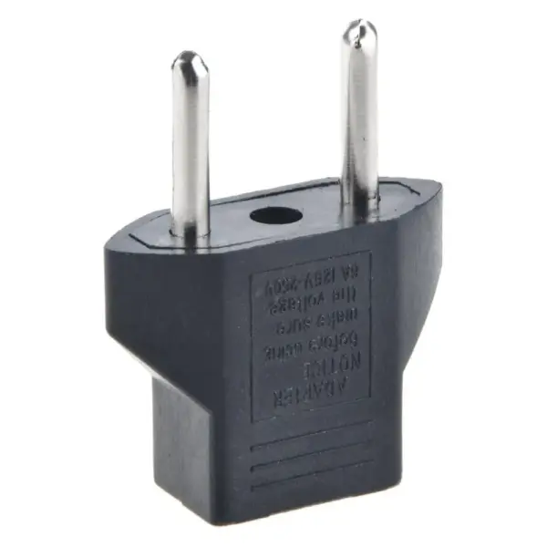 Adaptador Enchufe Corriente Americano Us A Eu Europeo - Imagen 2