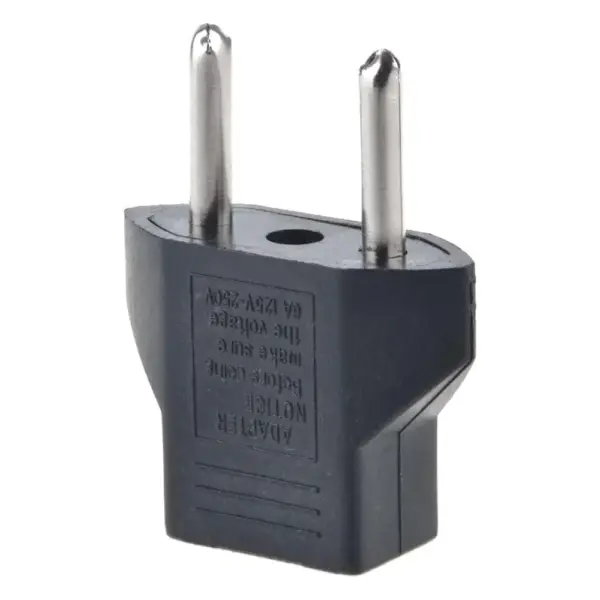 Adaptador Enchufe Corriente Americano Us A Eu Europeo - Imagen 3