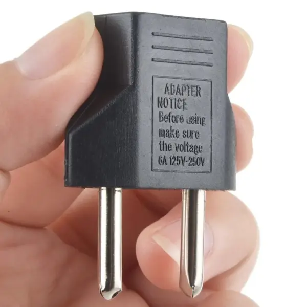 Adaptador Enchufe Corriente Americano Us A Eu Europeo - Imagen 5