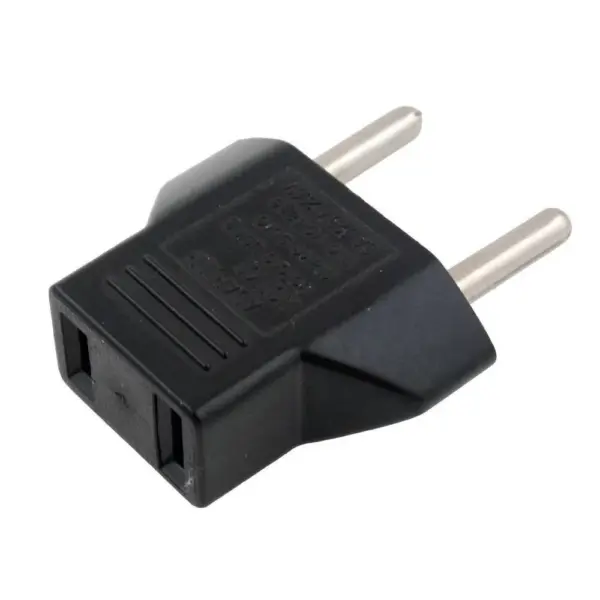 Adaptador Enchufe Corriente Americano Us A Eu Europeo - Imagen 6