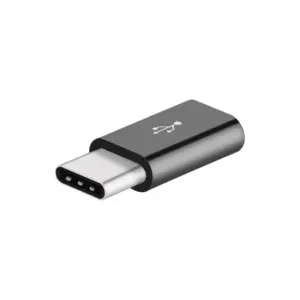 ADAPTADOR UNIVERSAL CABLE MICRO USB A TIPO C OTG NEGRO