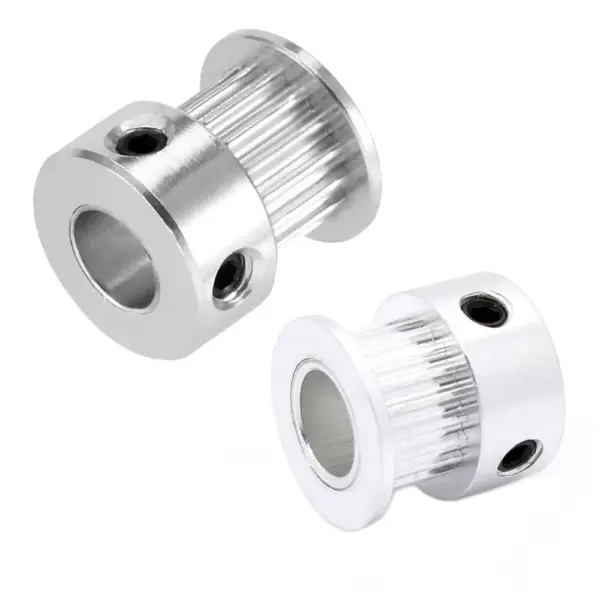 2x Polea Gt2 20 Dientes 6mm Bore Aluminio Pulley Impresora 3d Reprap