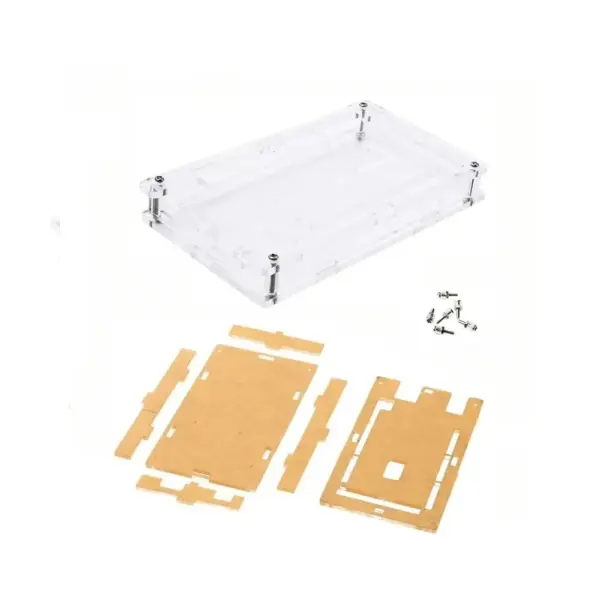 Caja Acrilica Transparente Para Arduino Mega2560 R3 - Imagen 2