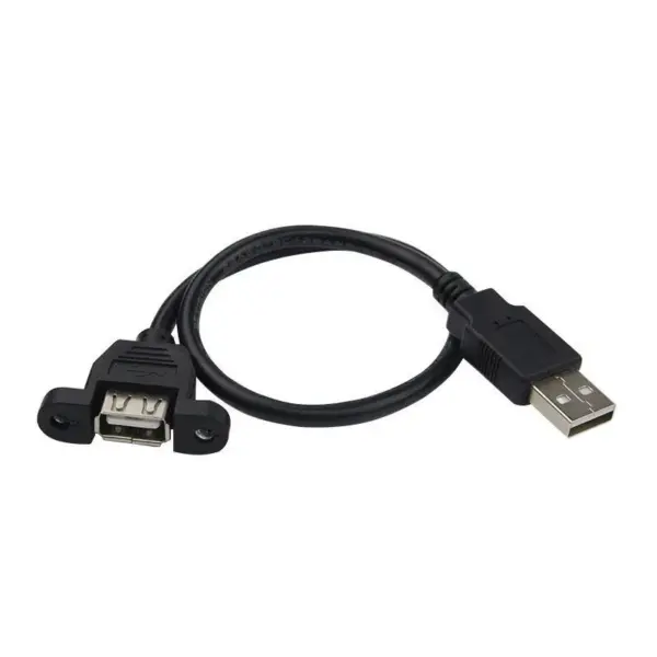 Cable Alargador Usb 30cm Macho Hembra Montaje Panel Extensor - Imagen 4