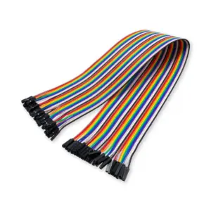 40x Cables 30cm Hembra Hembra Jumper Dupont 2,54 Arduino Protoboard Cable